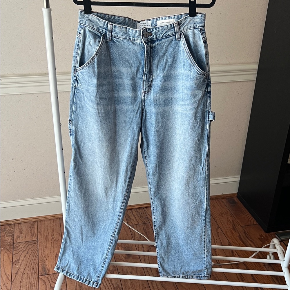 Cotton On Women's Relaxed Light Blue Jeans